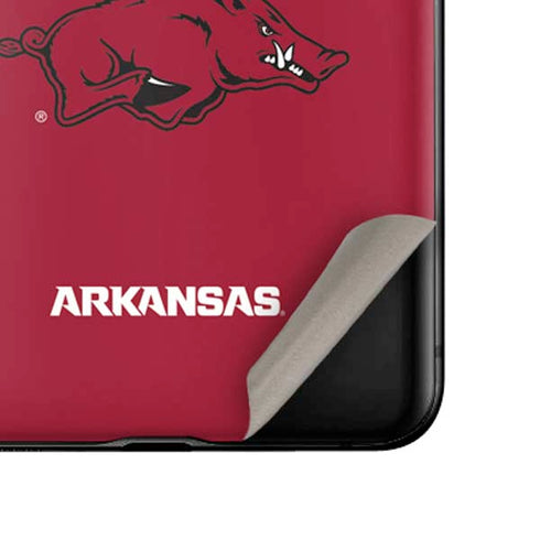 University of Arkansas-Fayetteville Razorbacks Red Logo Galaxy Z Flip Skin