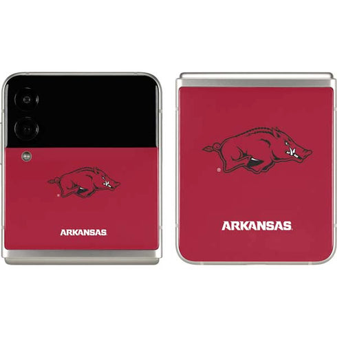 University of Arkansas-Fayetteville Razorbacks Red Logo Galaxy Z Flip3 5G Skin