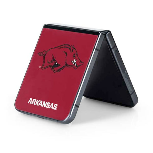 University of Arkansas-Fayetteville Razorbacks Red Logo Galaxy Z Flip5 5G Skin