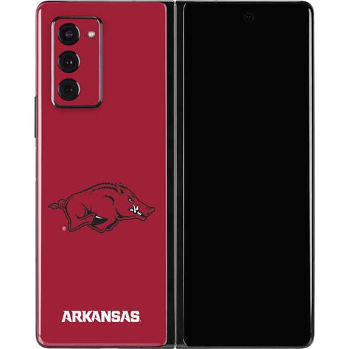 University of Arkansas-Fayetteville Razorbacks Red Logo Galaxy Z Fold2 5G Skin