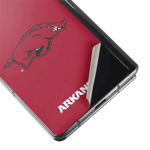 University of Arkansas-Fayetteville Razorbacks Red Logo Galaxy Z Fold2 5G Skin