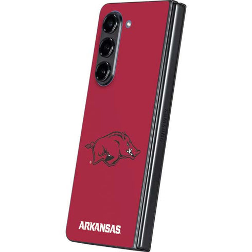 University of Arkansas-Fayetteville Razorbacks Red Logo Galaxy Z Fold5 5G Skin