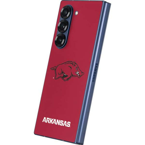 University of Arkansas-Fayetteville Razorbacks Red Logo Galaxy Z Fold6 Skin