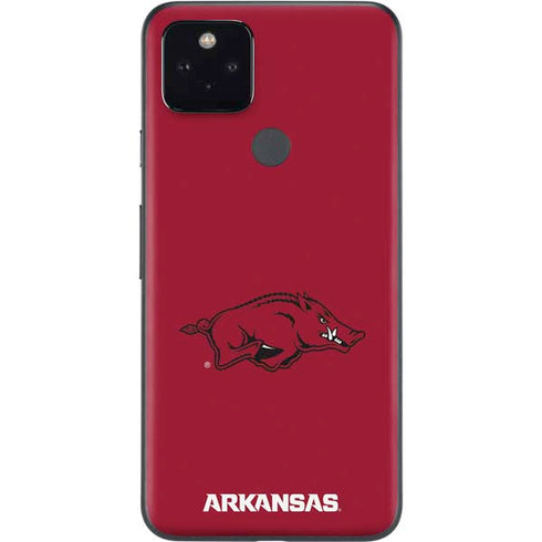 University of Arkansas-Fayetteville Razorbacks Red Logo Google Pixel 4a 5G Skin