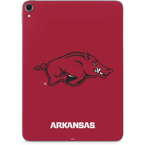University of Arkansas-Fayetteville Razorbacks Red Logo Apple iPad Pro Skin