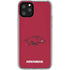 University of Arkansas-Fayetteville Razorbacks Red Logo iPhone 11 Pro Clear Case