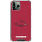 University of Arkansas-Fayetteville Razorbacks Red Logo iPhone 11 Pro Max Clear Case
