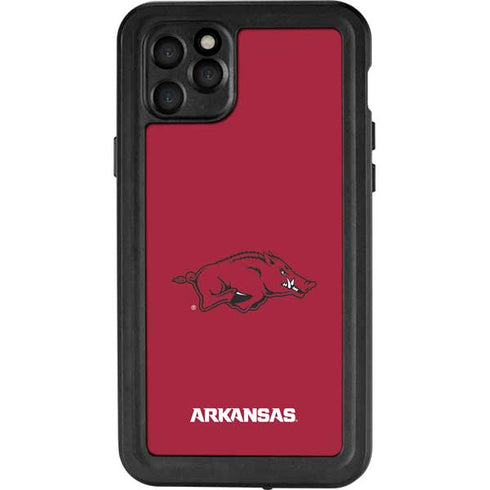 University of Arkansas-Fayetteville Razorbacks Red Logo iPhone 11 Pro Max Waterproof Case