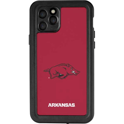University of Arkansas-Fayetteville Razorbacks Red Logo iPhone 11 Pro Waterproof Case