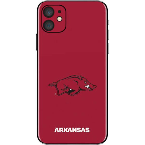 University of Arkansas-Fayetteville Razorbacks Red Logo iPhone 11 Skin