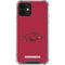 University of Arkansas-Fayetteville Razorbacks Red Logo iPhone 12 Clear Case