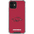 University of Arkansas-Fayetteville Razorbacks Red Logo iPhone 12 Clear Case