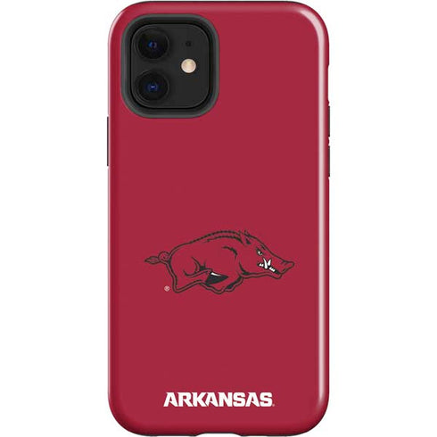University of Arkansas-Fayetteville Razorbacks Red Logo iPhone 12 Impact Case