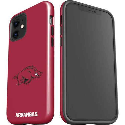 University of Arkansas-Fayetteville Razorbacks Red Logo iPhone 12 Impact Case