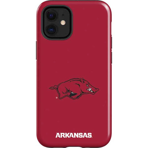 University of Arkansas-Fayetteville Razorbacks Red Logo iPhone 12 Mini Impact Case