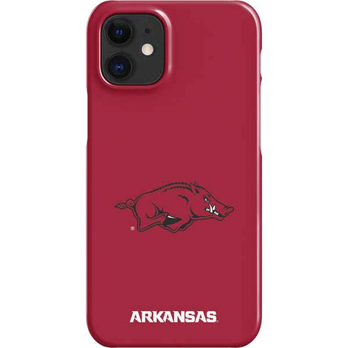 University of Arkansas-Fayetteville Razorbacks Red Logo iPhone 12 Mini Lite Case