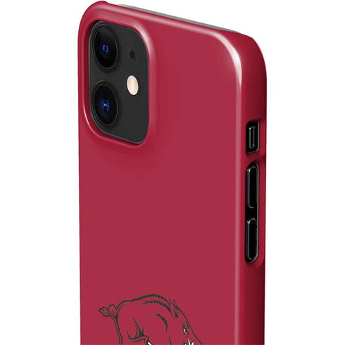 University of Arkansas-Fayetteville Razorbacks Red Logo iPhone 12 Mini Lite Case