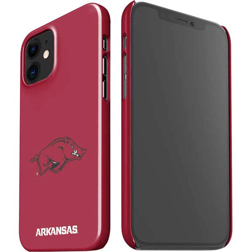 University of Arkansas-Fayetteville Razorbacks Red Logo iPhone 12 Mini Lite Case