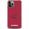 University of Arkansas-Fayetteville Razorbacks Red Logo iPhone 12 Pro Max Clear Case