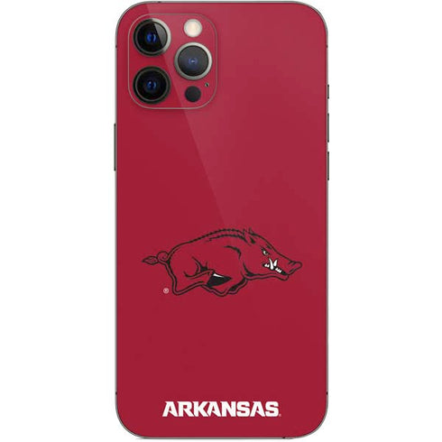 University of Arkansas-Fayetteville Razorbacks Red Logo iPhone 12 Pro Max Skin