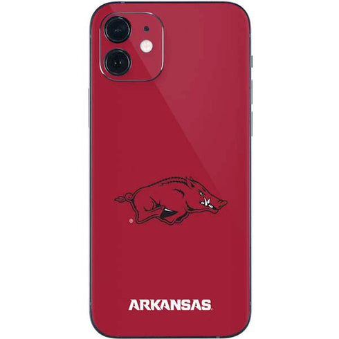 University of Arkansas-Fayetteville Razorbacks Red Logo iPhone 12 Skin