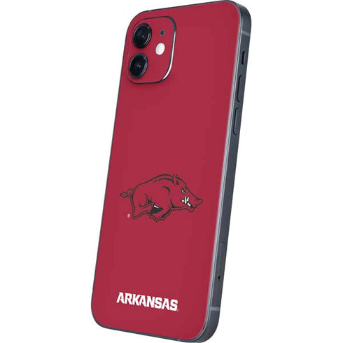 University of Arkansas-Fayetteville Razorbacks Red Logo iPhone 12 Skin