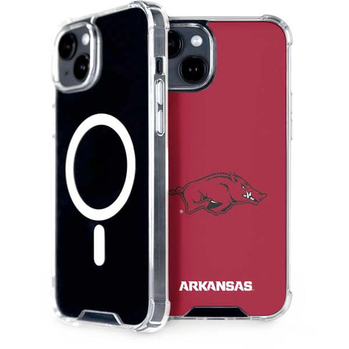 University of Arkansas-Fayetteville Razorbacks Red Logo iPhone 13 MagSafe Case
