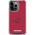 University of Arkansas-Fayetteville Razorbacks Red Logo iPhone 13 Pro Clear Case