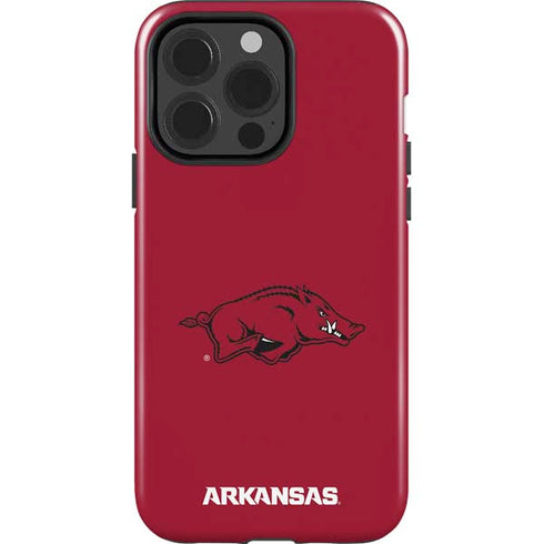 University of Arkansas-Fayetteville Razorbacks Red Logo iPhone 13 Pro Impact Case