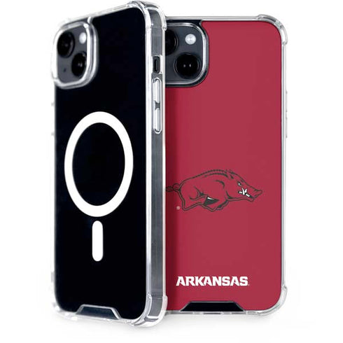University of Arkansas-Fayetteville Razorbacks Red Logo iPhone 14 MagSafe Case