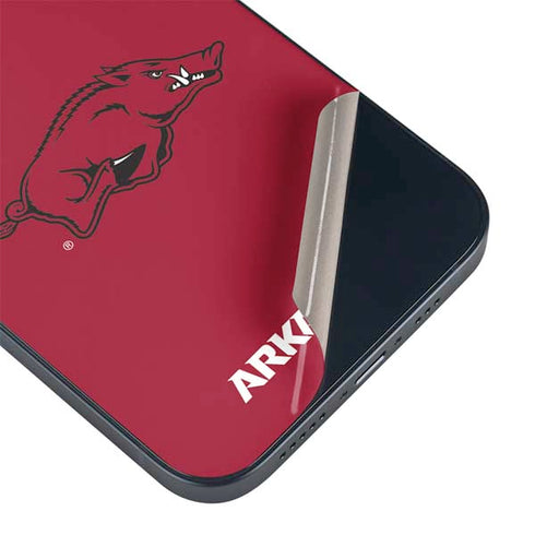 University of Arkansas-Fayetteville Razorbacks Red Logo iPhone 14 Plus Skin