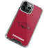 University of Arkansas-Fayetteville Razorbacks Red Logo iPhone 14 Pro Clear Case