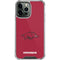 University of Arkansas-Fayetteville Razorbacks Red Logo iPhone 14 Pro Max Clear Case