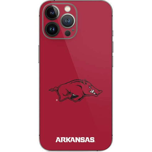 University of Arkansas-Fayetteville Razorbacks Red Logo iPhone 14 Pro Max Skin