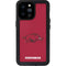 University of Arkansas-Fayetteville Razorbacks Red Logo iPhone 14 Pro Max Waterproof Case