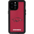 University of Arkansas-Fayetteville Razorbacks Red Logo iPhone 14 Pro Max Waterproof Case