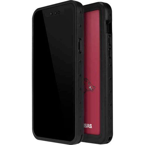 University of Arkansas-Fayetteville Razorbacks Red Logo iPhone 14 Pro Waterproof Case