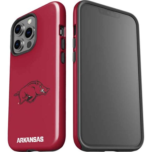 University of Arkansas-Fayetteville Razorbacks Red Logo iPhone 15 Pro Impact Case