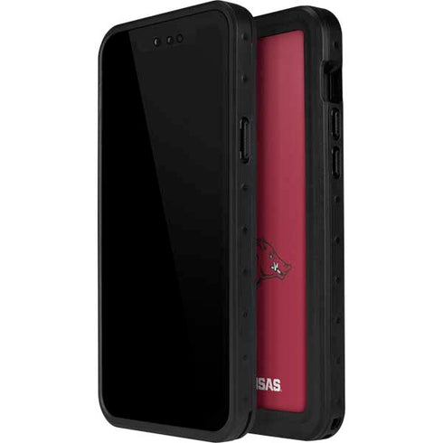 University of Arkansas-Fayetteville Razorbacks Red Logo iPhone 15 Pro Waterproof Case