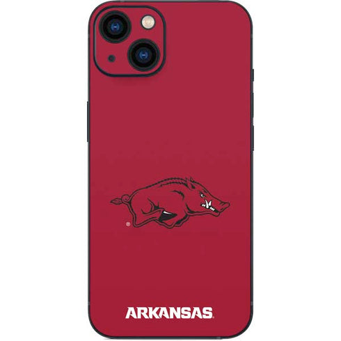 University of Arkansas-Fayetteville Razorbacks Red Logo iPhone 15 Skin