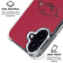 University of Arkansas-Fayetteville Razorbacks Red Logo iPhone 16 Clear Case