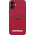 University of Arkansas-Fayetteville Razorbacks Red Logo iPhone 16 Plus Skin