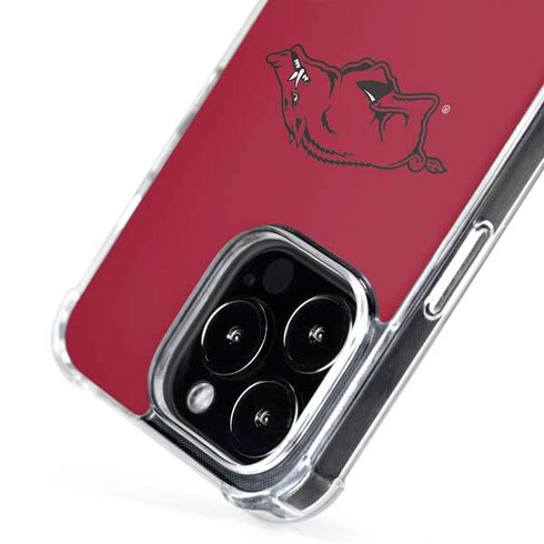 University of Arkansas-Fayetteville Razorbacks Red Logo iPhone 16 Pro MagSafe Case