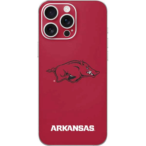 University of Arkansas-Fayetteville Razorbacks Red Logo iPhone 16 Pro Max Skin