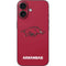 University of Arkansas-Fayetteville Razorbacks Red Logo iPhone 16 Skin