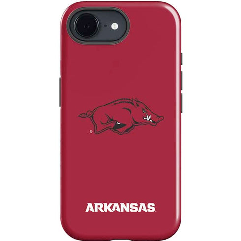 University of Arkansas-Fayetteville Razorbacks Red Logo iPhone 16e Impact Case