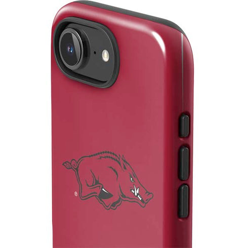 University of Arkansas-Fayetteville Razorbacks Red Logo iPhone 16e Impact Case