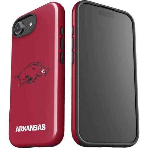 University of Arkansas-Fayetteville Razorbacks Red Logo iPhone 16e Impact Case