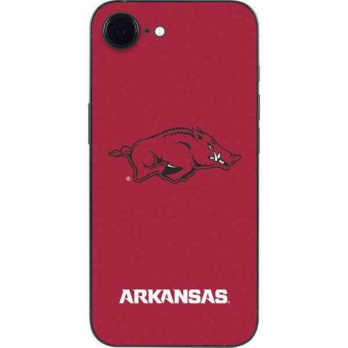 University of Arkansas-Fayetteville Razorbacks Red Logo iPhone 16e Skin