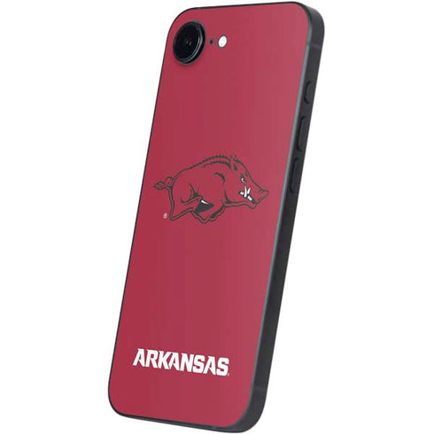 University of Arkansas-Fayetteville Razorbacks Red Logo iPhone 16e Skin